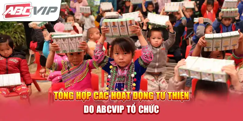 Tổng hợp các hoạt động từ thiện do ABCVIP tổ chức