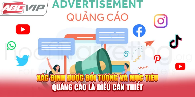 Xác định được đối tượng và mục tiêu quảng cáo là điều cần thiết